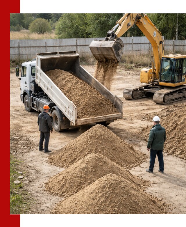 Доставка супеси вагонными и автопартиями в Чебоксарах