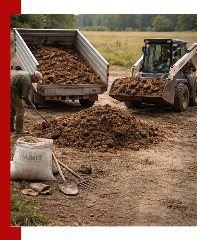 Доставка конского навоза в Чебоксарах с разгрузкой и доставкой на объект