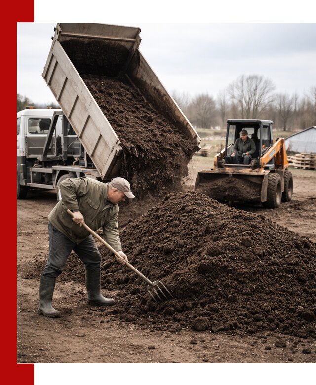Доставка и продажа перегноя в Чебоксарах быстро и дешево
