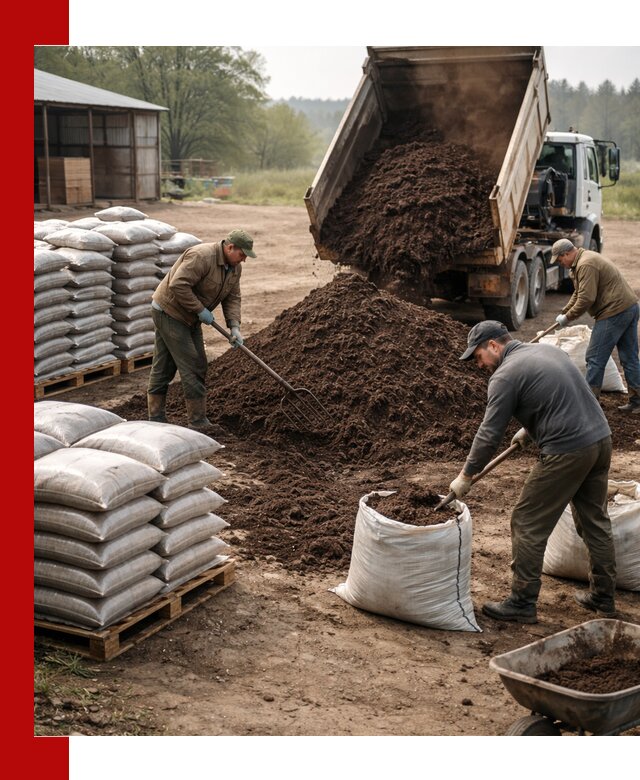 Доставка компоста оптом и в розницу в Чебоксарах