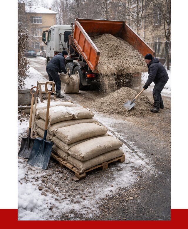 Противогололедные материалы оптом в Чебоксарах от 4319 р. | ПРОНЕРУДЧбк