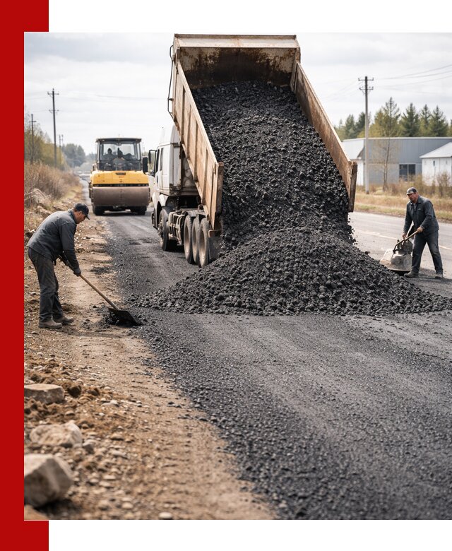 Асфальтовая крошка для дорог в Чебоксарах — поставка и доставка