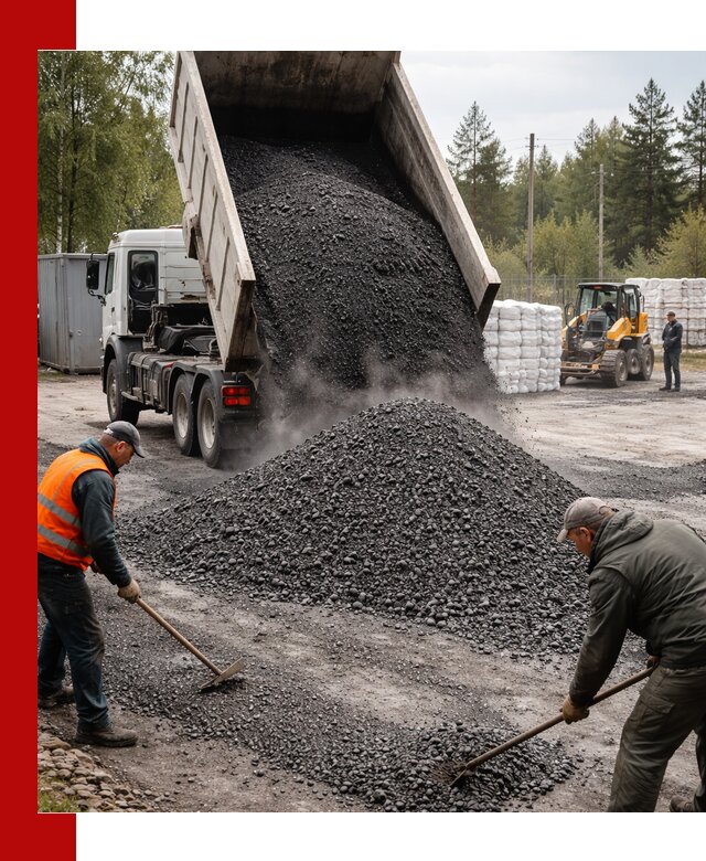 Доставка и продажа асфальтного гранулята в Чебоксарах