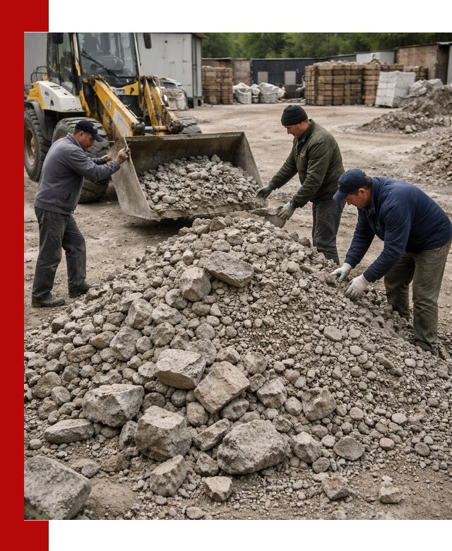 Демонтаж и вывоз бой бетона в Чебоксарах