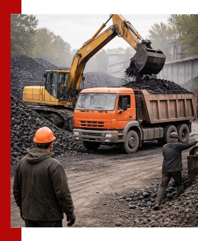 Доставка угля автотранспортом в Чебоксарах быстро и выгодно