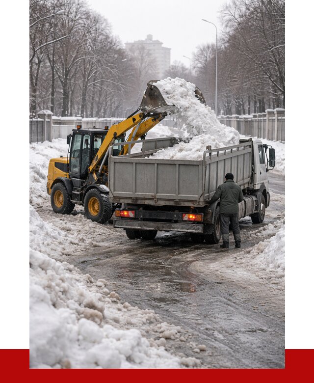 Вывоз снега с погрузкой в Чебоксарах от 3599 р. ПРОНЕРУДЧбк