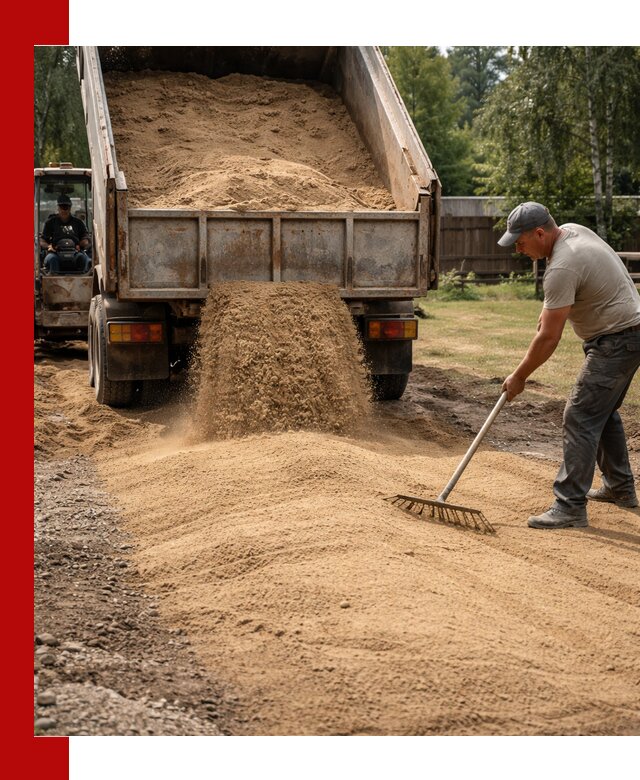 Отсыпка участка песком в Чебоксарах быстро и качественно