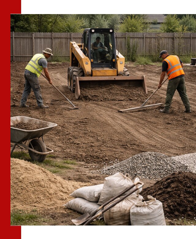 Выравнивание участка под строительство и благоустройство в Чебоксарах