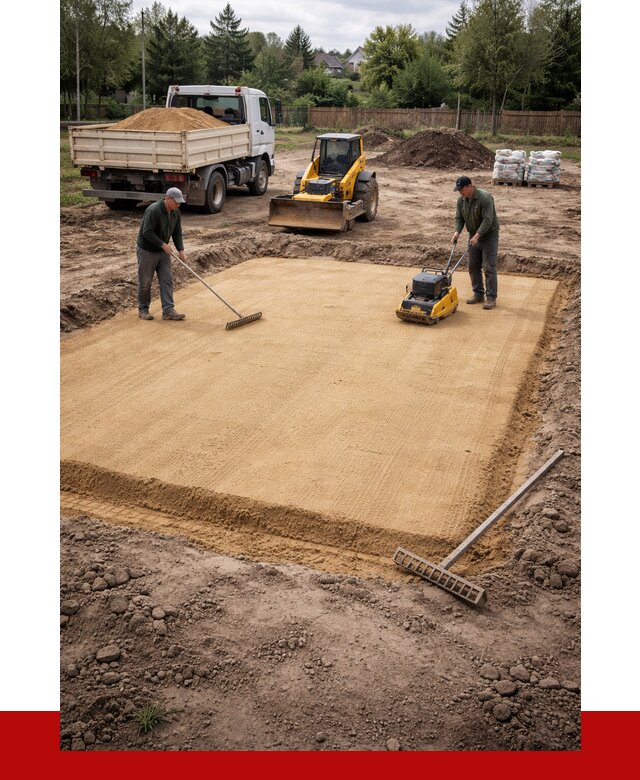 Устройство песчаной подушки в Чебоксарах от 4628 р. ПРОНЕРУДЧбк