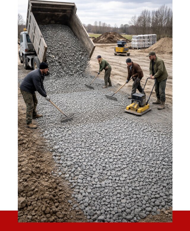 Устройство щебеночной подушки в Чебоксарах от 4628 р. ПРОНЕРУДЧбк